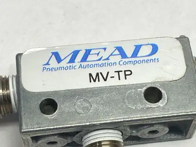 Used Mead Manually Actuated Two-Position 3-Way Pilot Valve 1/8" NPT Valves/Fittings Michigan US | Maverick Industrial Sales #1402319