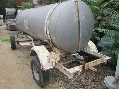 Tank, 950 Gallon, 316 Stainless Steel, 46" X 12', Horizontal, On Trailer #S744681