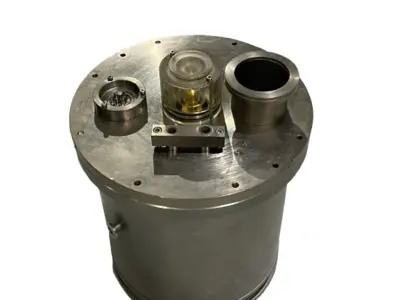 USED LEYBOLD STAINLESS STEEL TURBOVAC VACUUM PUMP