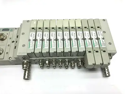 USED NUMATICS 240 SERIES MANIFOLD VALVE BANKS ASSEMBLY