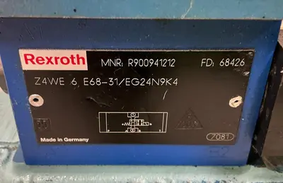 Used MANNESMANN REXROTH 4WRD 25 Q325-31 10 L2EK8 WG022MR-454 Valves/Fittings Michigan US | Ideal Machinery #1181984