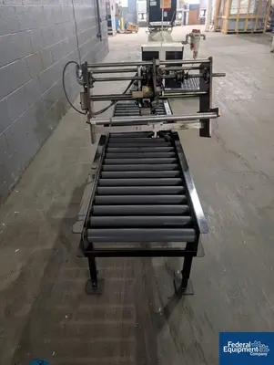 N/A Gottscho Wrapaprinter Hot Stamp Printer, model 2000RH, with Roller Conveyor