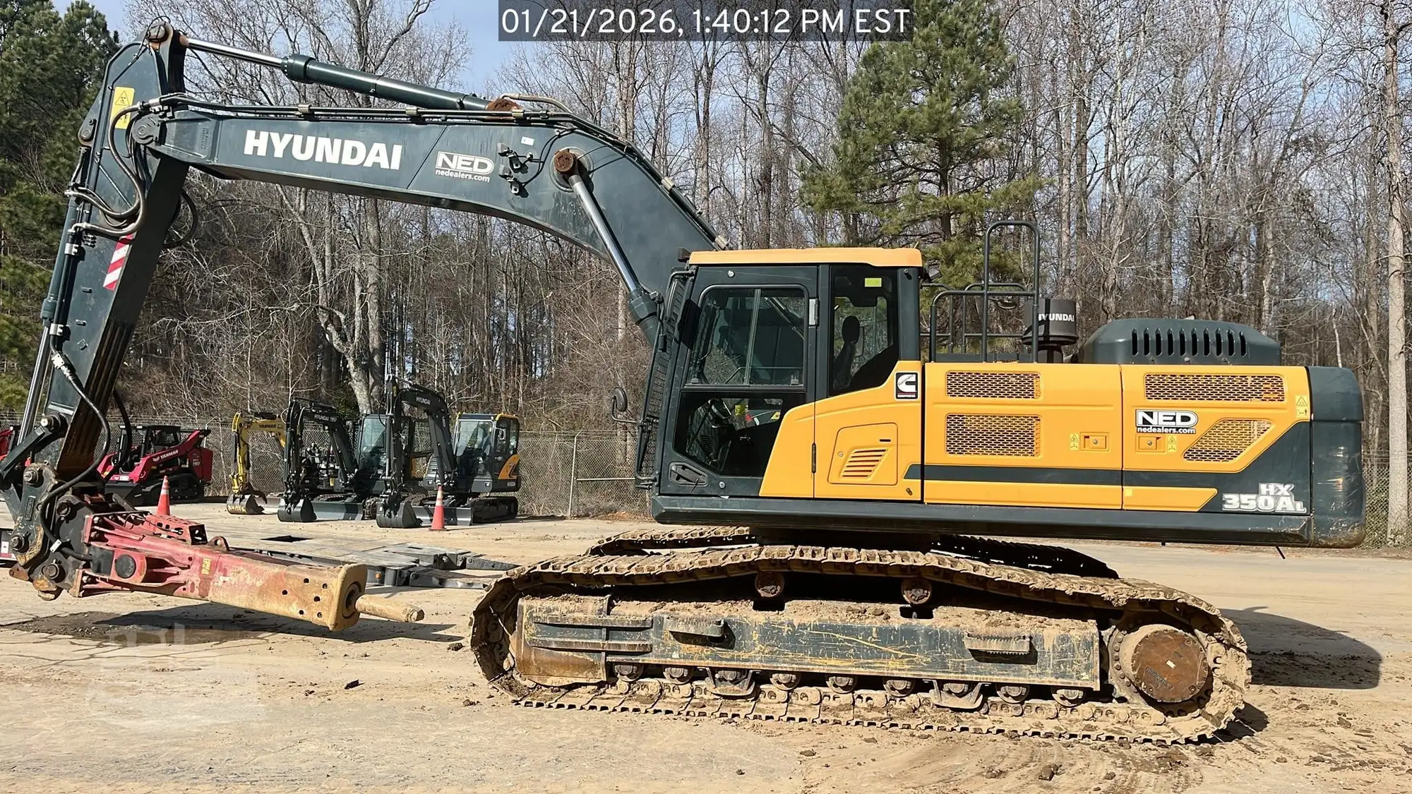 Used 2023 HYUNDAI HX350AL Crawler Excavators North Carolina US | National Equipment Dealers #1422330