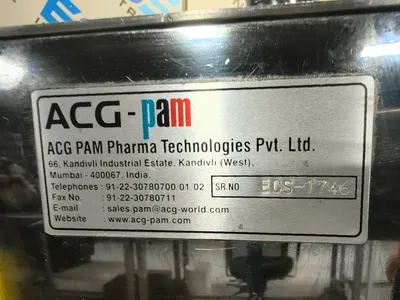 Used ACG-PAM ECS 100 Capsule Fillers South Carolina US | ESS Industrial Equipment Sales #1513006