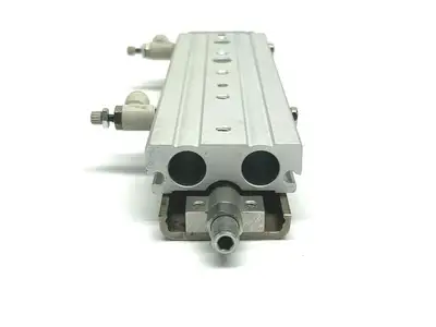 MXQ12A-100ZE | SMC  Pneumatic Slide Cylinder 12mm Bore 100mm Stroke - Used