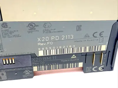 Used B&R Automation X20 PD 2113 Fuse Accessories Michigan US | Maverick Industrial Sales #1397793