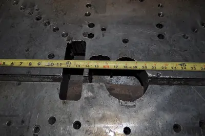 36" X 25" X 3" Bolster Plate