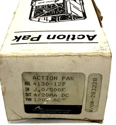 NEW ACTION PAK 4130-127 CONTROL MODULE 4130127