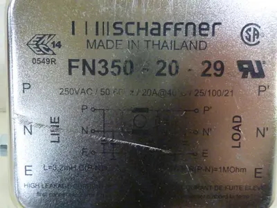 USED SCHAFFNER FN350-20-29