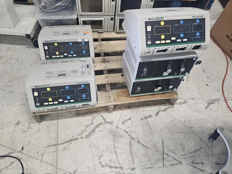 Used Megadyne MEGAPOWER Megadyne ESU Mega Vac Smoke Evacuator FULL LOT Electrosurgical / Cautery Texas US | PT Medical Technologies #1458964
