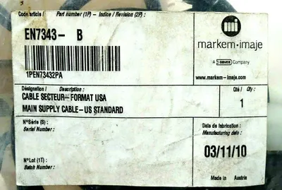 NEW MARKEM IMAJE EN7343-B CABLE EN7343B