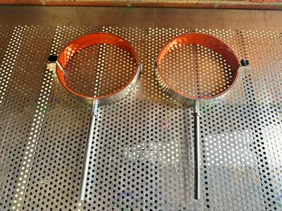 Used CHEMGLASS CG-1947-A200 STAINLESS STEEL REACTOR SUPPORT 200 MM CLAMP Reactors California US | Equipment Lab #1418446