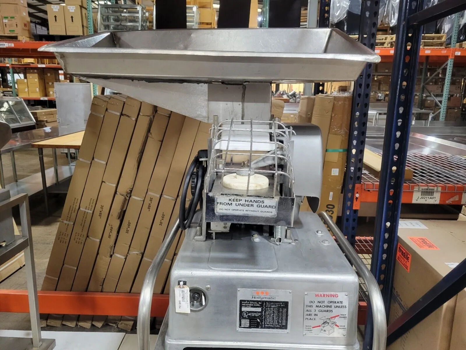 Used Hollymatic Super 54 Commercial Patty Machine