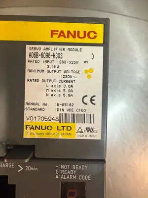 Fanuc A06B-6096-H303 /D Servo Amplif Mod. B-65162 (8.2.7)