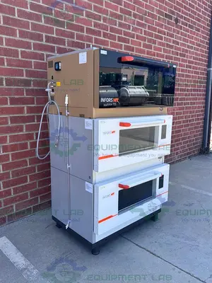 USED INFORS HT MULTITRON I80002 INCUBATOR SHAKER 65C WITH CO2 & HUMIDITY  MFG 20