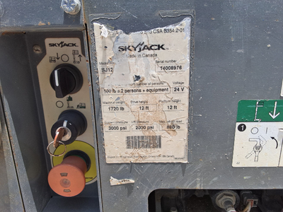 Used 2016 Skyjack SJ12 Vertical Mast Lifts Texas US | Stack Equipment #1208805