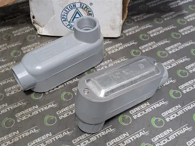 2 Pack of EGS / Appleton LB-125ACGA Unilet Conduit Elbows 1-1/4" New NIB