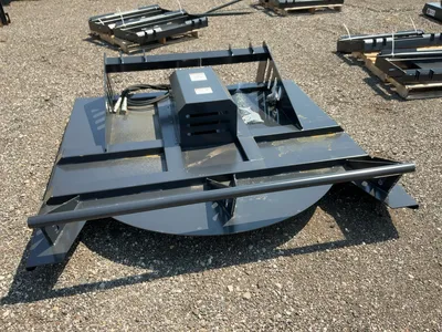New JCT 72” Brush Mower Skid Steer Attachment, hydraulic driven with hoses and quick coupler fitting...