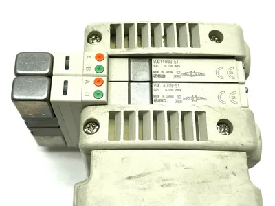 VV5QC11-02N3FD0-S | SMC  Manifold Base w/ Solenoids - Used