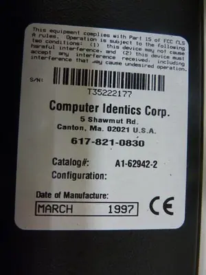 USED COMPUTER IDENTICS A1-62942-2