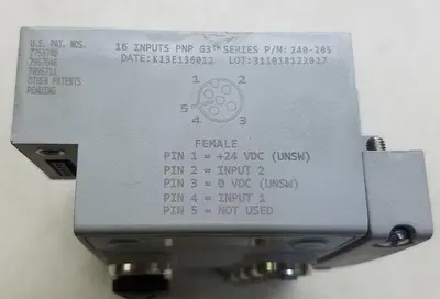 Used NUMATICS 240205 PLC Input & Output Michigan US | ND Industrial Surplus #1208631