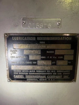 Used FARREL 64A4589 2 Roll Mills Kentucky US | Edwards Industrial Repair #1280085