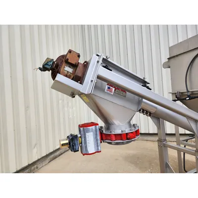 Used Flexicon Combination Bag Dump Weigh Batching and 5" Discharge Conveyor