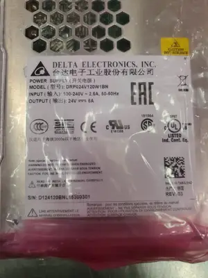 Delta Electronics DRP024V120W1BN Switching Power Supply, 24V, 5A. 4E-26