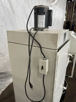 CYCLONE SAND BLAST CABINET W/ DUST COLLECTOR. STOCK # 0236325.