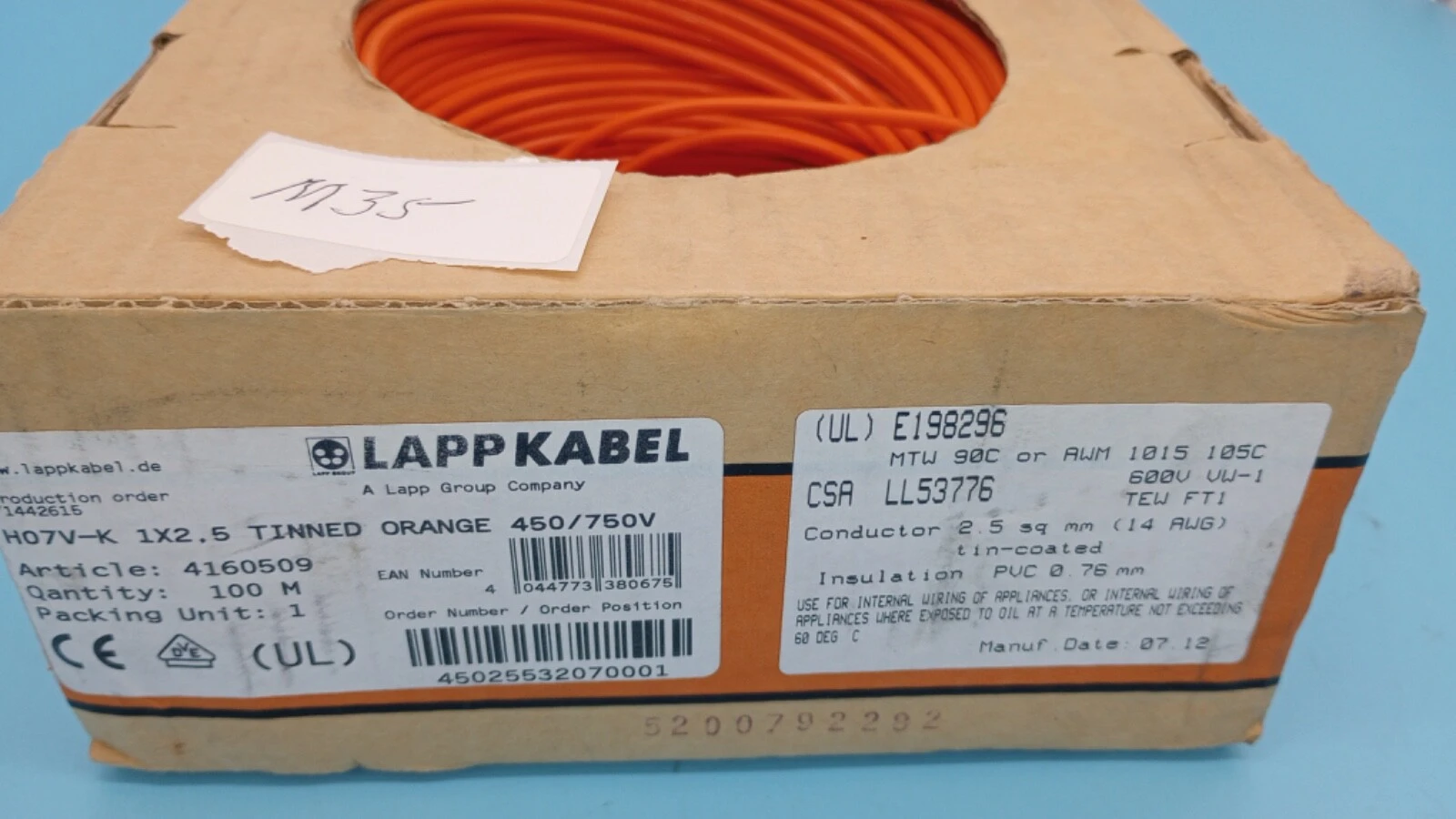 NEW LAPPKABEL 4160509