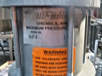 Press, Clicker, Air-Mite, Pneumatic, Mdl AP4, 1.5 Stroke, B #S743522