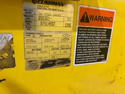 USED CUSHMAN 898361