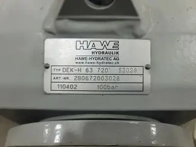USED HAWE DEK-H 63