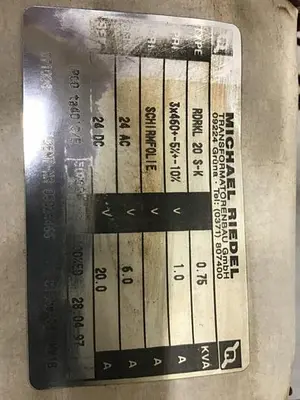USED MICHAEL RIEDEL RDRKL 20 S-K
