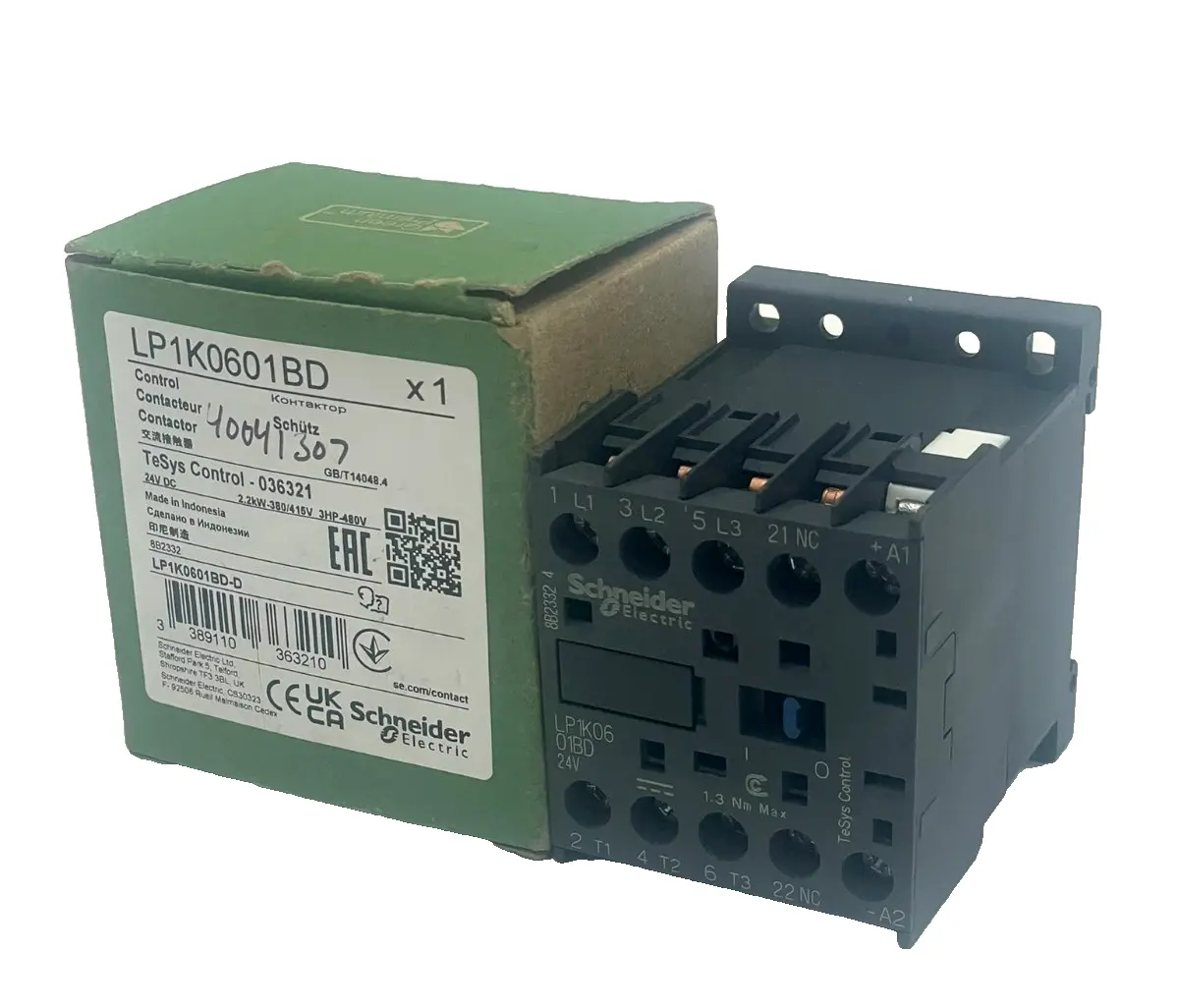 NEW SCHNEIDER ELECTRIC LP1K0601BD CONTROL CONTACTOR