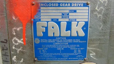 Falk Enclosed Gear Drive Model 32-40FC2A Ratio 25.57 IRPM 1750 ORPM 68 Used