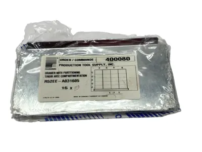 USED ROUSSEAU DRAWER PARTITIONING PACK OF 15