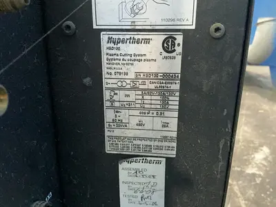 Used HYPERTHERM HSD130 Plasma Cutters Ohio US | HGR 24 #1405128