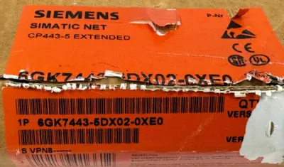 NEW SIEMENS 6GK7443-5DX02-0XE0 COMM. PROCESSOR CP443-5 6GK7 443-5DX02-0XE0