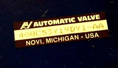 NEW AUTOMATIC VALVES 408C53Y19DY1-AA SOLENOID VALVE 408C53Y19DY1AA