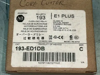 Used ALLENBRADLEY 193EA1DB Relays & Switches Ohio US | HGR 24 #1518459