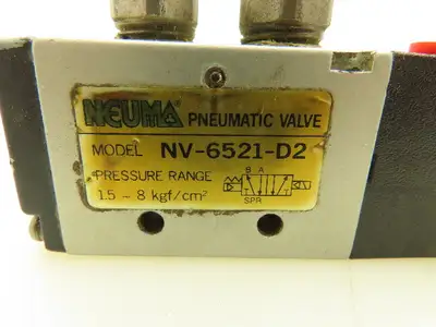 Neuma NV-6521-D2 Pneumatic Air Solenoid Valve 5/2 5 Port 2 Pos 24VDC