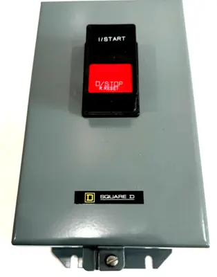 NEW SQUARE D 2510MCA3 AC MANUAL STARTER NEMA 12 ENCLOSURE 2510MCO3