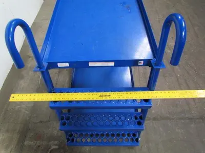 Vestil SPS2-2848 Two Shelf Order Picker Cart Steel Construction 1000lb Capacity