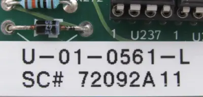 USED AJAX MAGNETHERMIC SC-72092A11 CIRCUIT BOARD SC72092A11 U-01-0561-L