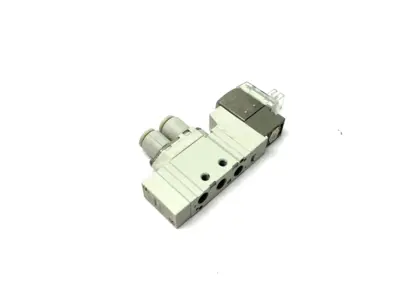 SMC SY3120-5LOZ-C6 5-Port 2-Position Solenoid Valve Plastic Tube Fittings - Used