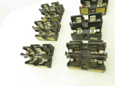 Bussmann JP60030-3CORA Pyramid /Open Style Fuse Block 600V-30A 3 Pole Lot of 6