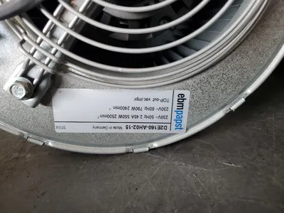 Used Ebmpapst _UNKNOWN_ Centrifugal Fans South Carolina US | Palmetto Automation #1165992