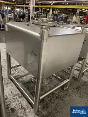 USED GEA 1,350 Liter GEA Buck Systems Tote, model 13373-A02