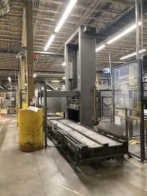 Priority One Automatic Bulk Container Depalletizer - Low Level